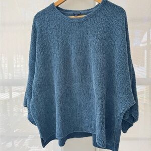 🪴JJill Pure Jill 3X Chenile Indigo Kimono Sweater